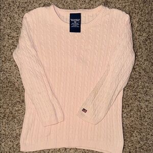 Polo by Ralph Lauren Women's Pink Cable Knit Sweater